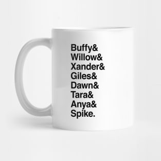 Buffy the Vampire Slayer Cast Mug